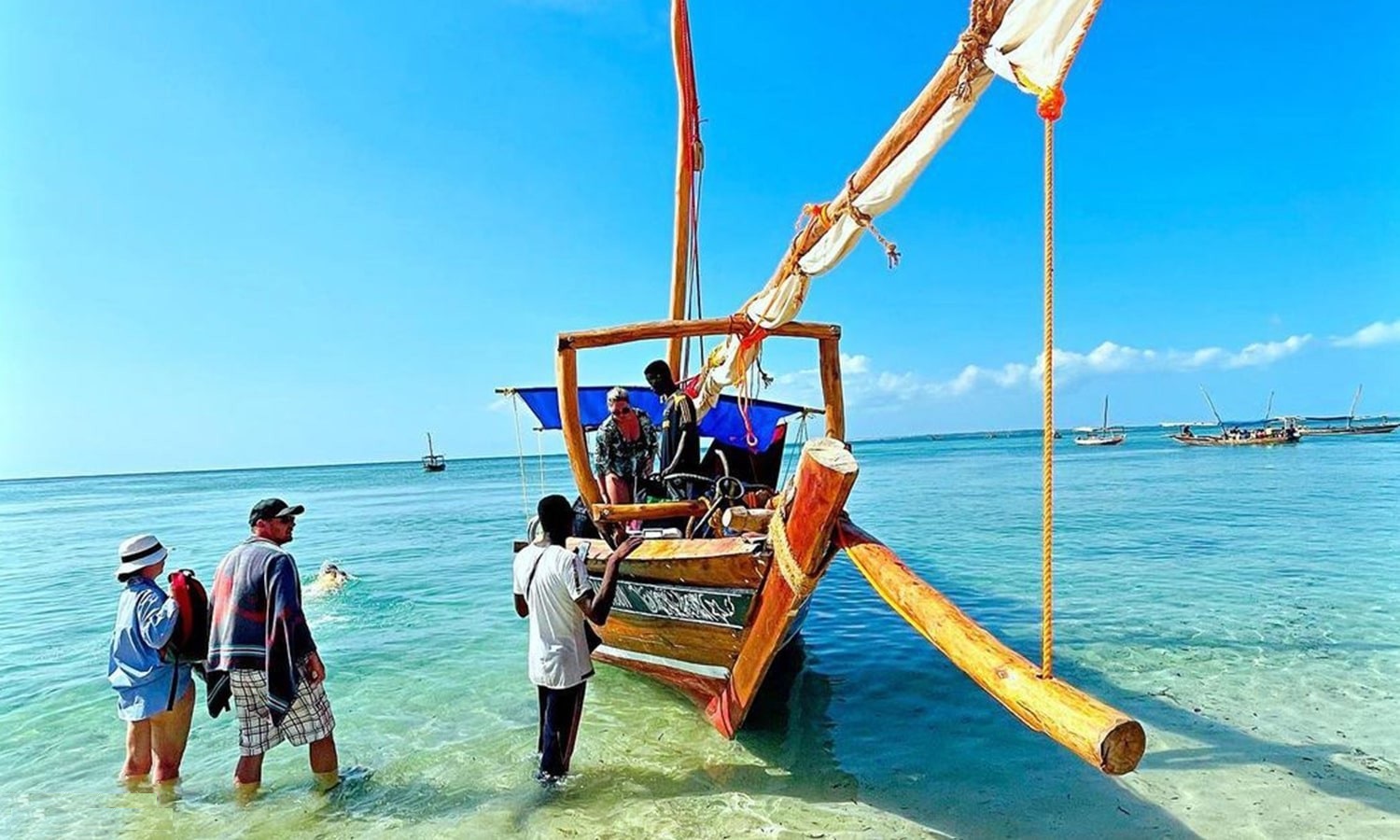 Safari Blue full day ocean and Sandbank Zanzibar